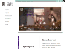 Tablet Screenshot of klugerhans.net